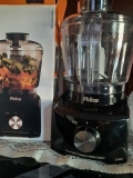Mini Processador de Alimentos Philco Preto PH900 – 3 em 1 250W