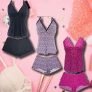 Kit 3 Pijamas Baby Dolls Conjunto Blusa + Short Sortido