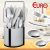 Conjunto De Talheres Varanda Gourmet Diamond 24 peças Branco, TAL9836-br, Euro Home