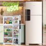 Geladeira Consul Frost Free Duplex CRM56 450L Branca – SÓ 110V