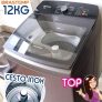 Lavadora de Roupas Brastemp 12Kg Cesto Inox – 12 Programas de Lavagem Titânio BWK12A9