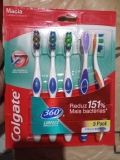 Escova Dental Colgate 360º 5unid
