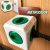 Multiplicador 5 Tomadas Bivolt – PowerCube ELG – PWC-R5, Verde e Branco