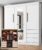 Guarda-roupa Casal com Espelho 3 Portas 6 Gavetas – E77020 Miami