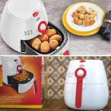 Fritadeira Elétrica sem Óleo/Air Fryer Walita – Philips Daily RI9217 Branca com Timer