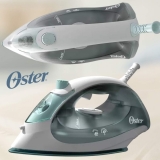 Ferro de Passar a Vapor Oster, Base Antiaderente, Verde, 1200W