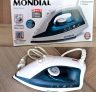 Ferro a Vapor Mondial, Base Antiaderente, 110V, 1200W, Azul – F-32