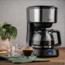 Cafeteira Digital Oster Ocaf500 800W Day Light Aço Inox Preta