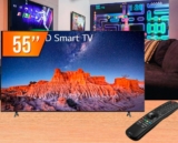 Smart TV LED 55″ Ultra HD 4K LG 55UQ801C0SB Wi-Fi Bluetooth HDR ThinQ AI c/Smart Magic Google Alexa