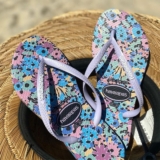 Chinelo Slim Flora Romant, Havaianas, Feminino