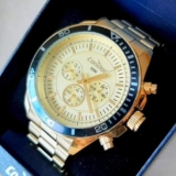 Relógio masculino dourado Condor