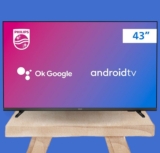 PHILIPS Smart TV 43″ Full HD Android 43PFG6917/78, Google Assistant, Comando de Voz, HDR, 3 HDMI, Wifi 5G, Bluetooth 5.0, Dolby Atmos