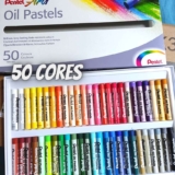 Giz Pastel Oleoso Pentel Para Desenhar Com 50 Cores, Pentel, 50 Cores