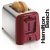 Torradeira Elétrica Hamilton Beach Cromada/Vermelha, 110v