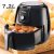 Fritadeira Elétrica sem Óleo/Air Fryer Philco – Gourmet PFR13P Preta 7,2L com Timer
