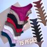 Kit 15 Calcinhas Tanga Microfibra Confort