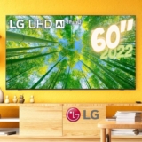 2022 Smart TV LG 60″ 4K UHD 60UQ8050 WiFi Bluetooth HDR Nvidia GEFORCE NOW ThinQAI Smart Magic Google Alexa
