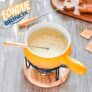 Aparelho de Fondue Cerâmica Brinox Amarelo – 9 Peças
