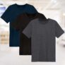 Kit 3 Camisetas Básicas Gola C, Basicamente, Masculino