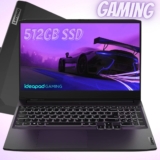 Notebook ideapad Gaming 3i i5-11300H 8GB 512GB SSD Dedicada GTX 1650 4GB 15.6″ FHD WVA Linux