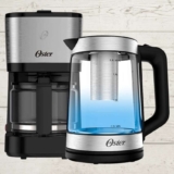 Kit Chaleira Elétrica Oster Tea e Cafeteira Inox Compacta