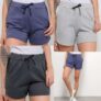 Kit Short Básico Feminino c/ 3 Peças – Básicos