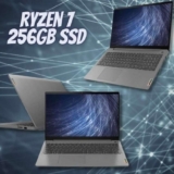 Notebook Lenovo Ultrafino IdeaPad 3 Ryzen 7 5700U 8GB 256GB SSD Windows 11 15.6″ Prata