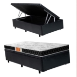 Cama Box Com Baú Solteiro (Box + Colchão) Plumatex – 50cm de Altura Bravus Confortex