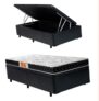 Cama Box Com Baú Solteiro (Box + Colchão) Plumatex – 50cm de Altura Bravus Confortex