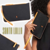 Bolsa Clutch Santa Lolla Risco Feminina