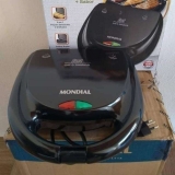 Sanduicheira Mondial Fast Grill e Sandwich S-12 SANDUICHEIRA-127V-PRETO