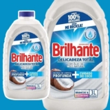 Lava-Roupas Líquido Roupas Brancas e Coloridas com Óleo de Coco Natural Brilhante Delicadeza Total Galão 3l, Brilhante