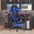Cadeira Gamer PCTop Azul Racer