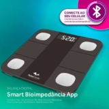 Balança Digital Corporal Bioimpedância c/Aplicativo