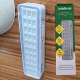 Luminária de Emergência Autônoma LEA30 Branco Intelbras