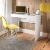 Escrivaninha com gaveta COOLER cor Branco – Artely