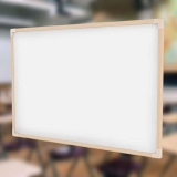 Quadro Branco (Lousa) Moldura Madeira Pinus Neo 90x60cm STALO