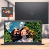 Notebook Dell Inspiron 15 3000 a0700-UM20P 15.6″ FHD AMD Ryzen 7 8GB 256GB SSD Linux Preto