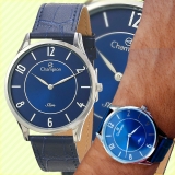 Relógio Analógico, Champion, Slim, Masculino, Ca21759a, Azul