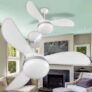 Ventilador de Teto, Fênix 370, Branco, 127v, Ventisol