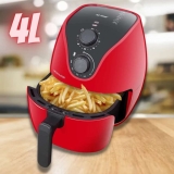 Fritadeira Eletrica Air Fryer 4L 220V 1500W com Grade Multilaser Vermelha