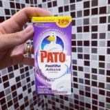 Desodorizador Sanitário Pato Pastilha Adesiva Lavanda 3UN 20% Desconto