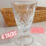 Lyor CJ 6 TAÇAS P/ÁGUA DE VIDRO DUBLIN 250ml