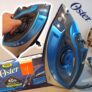 Ferro de passar a Vapor Oster Turbo Steam, Base Cerâmica, Azul, 1650W