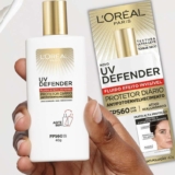 Protetor Solar Facial L’Oréal Paris UV Defender Fluido FPS 60, 40g