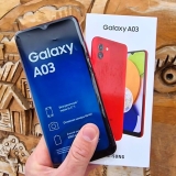 Smartphone Samsung Galaxy A03 64GB Vermelho 4G Octa-Core 4GB RAM Tela 6,5” Câm. Dupla + Sefie 5MP