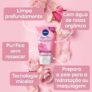 NIVEA MicellAIR Sabonete Gel de Limpeza Facial Água de Rosas 150ml