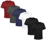 Kit 6 Camisetas Masculina Lisa Algodão Qualidade