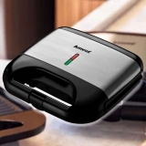 Sanduicheira Amvox AMS 500 Preta 750W – Antiaderente