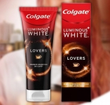 Colgate Luminous White Lovers manchas de café creme dental para clareamento 70g